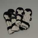 Winter Dog Snow Boots with Warm Wool Lining, Dog Shoes for Large Small Medium Dogs, Dog Booties and Paw Protectors, Anti-Slip Dog Shoes with Reflective for Snow, Hardwood Floors, Hiking (Size 5) (Thick wool-Grey)