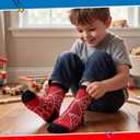 Boys Socks Spiderweb Toddler Cotton Ankle Socks with Gift Box for Kids  6-10 Children Sports Everyday Wear