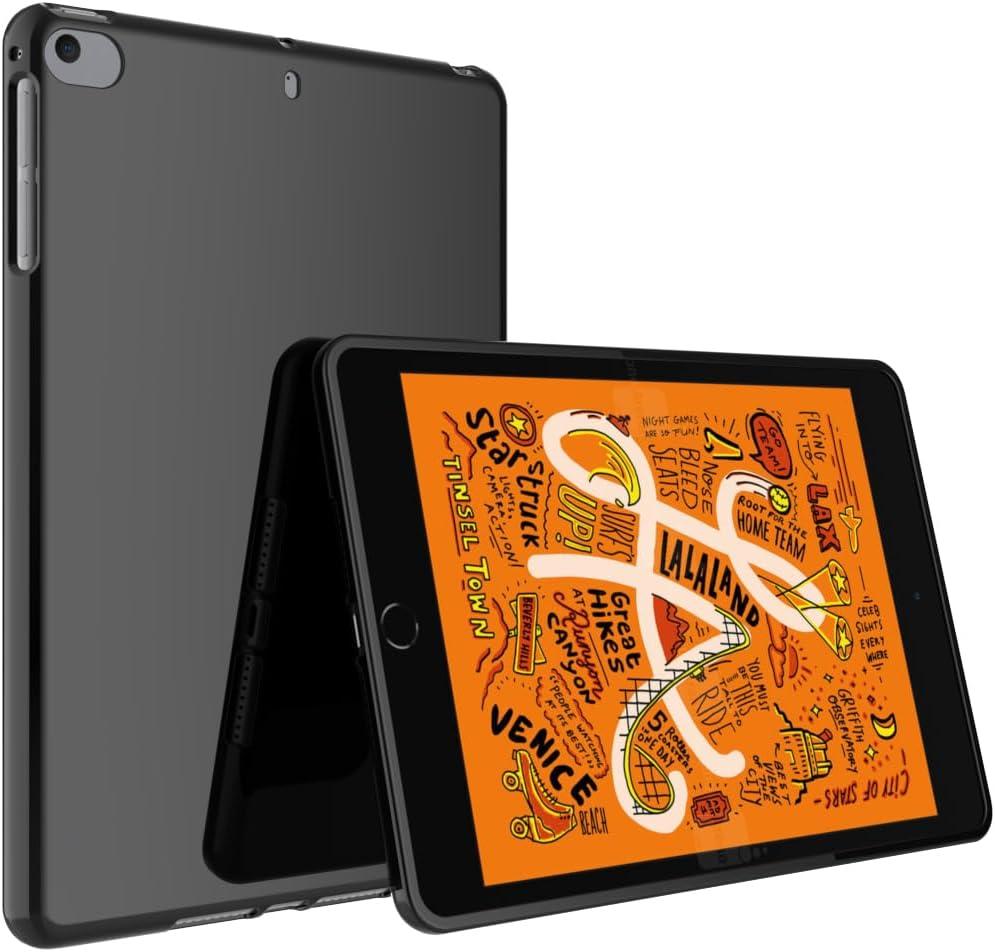 Case for iPad mini 4 (4th Gen ONLY), [Lightweight + Protective] Shockproof Soft Ultra Slim Cover, Black