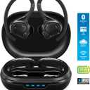 iLive Electronics IAEBT449B Truly Wireless Bluetooth Earbuds, Charging Case, Sweatproof, Black