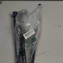 Spring Tension Curtain Rod 28 To 48 Inch Adjustable Expandable Black Tension Rod 7/8" Shower Curtain Rods No Drilling Spring Loaded Curtain Rod for Windows Bathroom Closet Kitchen Bedroom Doorway Door