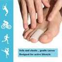 3 x Dr.Pedi Toe Protectors Toe Sleeves Toe Tube Pads for Hammer Toe Relieving Toe Pain 5 Pairs