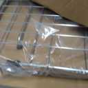 JJV Stainless Steel Sink Grid and Protectors for Bottom of Kitchen Sink, 26" x 14" with Rear Drain for Single Sink Bowl, for Sink Protectors for Kitchen Sink