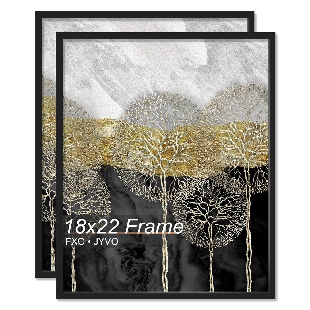 18x22 Picture Frame Set of 2 for Photo Poster Horizontally/Vertically