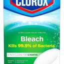 Clorox Ultra Clean Toilet Tablets Bleach 4 Count, 3.5 Ounces Each
