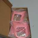 JeCar Interior Steering Wheel Decoration Trim Kits for 2011-2018 Jeep Wrangler JK/2011-2013 Grand Cherokee/2011-2016 Jeep Compass & Patriot, Pink
