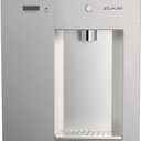 Elkay Liv EZ LBWDM06SSBC Built-in Filtered Wall-Mount Water Dispenser Battery Powered, NSF Certified, Push Button, Reduces Lead & PFAS, Steel Gray, Refrigerated Ideal for Home