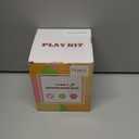 Adena Montessori 3 in 1 Wooden Montessori Play Kit Baby Toys,Includes Matchstick Color Drop Game,Carrot Harvest Game and Coin Box,Learning Toy for Kid 1,2,3 Year Old,Girl Boy Gift for Baby 6-12 Month