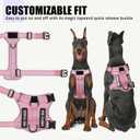 Service Dog Harness, Reflective Dog Vest Harness with 5 PCS Patches, Adjustable Soft Oxford Pet Harness, Inner Layer Mesh, Easy to Control for Small Medium Large Dogs, Small (Pack of 1)
