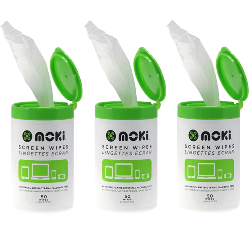 DI Moki 50 Antibacterial Wipe SM 3 Pack