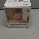 Mini Karaoke Machine, Portable Bluetooth Karaoke Speaker with 2 Wireless Microphones and Party Lights for Kids and Adults, Birthday Gifts for Girls Boys Family Home Party (Black 2 Mics)