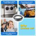 2026 Upgraded WH08X23479 Washer Door Boot Seal for GE Washing Machine, Replacement Part 4467230 AP6032732 PS11763264 EAP11763264