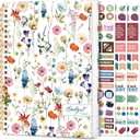 Aesthetic Budget Planner - Monthly Finance Planner with Expense Tracker, Undated Bill Organizer, Budget Notebook to Manage Your Finances, Account Budget Book - Wildflowers