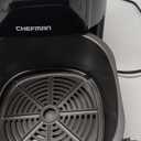 Chefman Air Fryer – 6 QT Compact Airfryer for Quick & Easy Meals in Minutes, Features Hi-Fry Technology for Extra Crisp, Touchscreen Controls with 4 Presets, Nonstick & Dishwasher Safe Basket - Black
