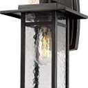 Beionxii Outdoor Wall Light, 14inch Large Exterior Light Fixture Dusk to Dawn Porch Lights for House Front Door Garage, Oil Rubbed Bronze Finish  A268W1PK