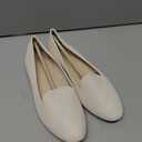 MEFOUND Ballet Flats Shoes for Women Dress Shoes Comfortable Dressy Casual Business Slip on Shoes Loafers（Beige.US5）