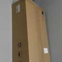 Homeiju Folding Bookshelf,4 Tier Bookcase Foldable Shelf with X-Bracket Design, Adjustable Feet, Space Saving Storage for Living Room, Office, Rustic Brown