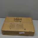 Bread Box for Kitchen Countertop Large Bread Box Farmhouse Bread Container Bread Storage with Window Bread Holder Black