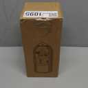 GAXmi Makeup Brush Holder with Lid Cosmetic Tools Organizer 360 Rotating Waterproof Dustproof Beauty Brushes Storage for Vanity, All Green