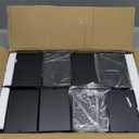 4x4 Post Base 8 Pcs, (Inner Size 3.6x3.6) Post Anchors, 13GA Thick Solid Steel & Black Powder Coated,Deck Post Brackets Support Deck Base Plate Pergola Brackets Fence Kit Mailbox Mount