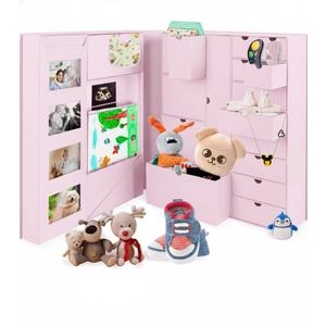 Baby Keepsake Box - Baby Memory Box - Baby Boy Girl Keepsake Box Tins Memory Box Pregnancy Baby Bubbs Storage Box Baby First Year Box Library Baby All-in-One Organizer 19.5"