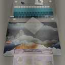 CISSOOK Mountain Case for MacBook Pro 14 inch 2025-2021 Release Model M5 A3434 M4 A3112 A3185 A3401/ M3 A2992 A2918/ M2 A2779 /A2442 M1, Plastic Sunshine Mountain Cover for MacBook Pro 14 (14inch-Green golden mountains by sunset)