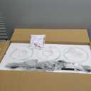 Black Bathroom Vanity Light Fixtures: Vanity Lighting Fixtures over Mirror 23.4 inch with Milky White Frosted Glass, 3-Lights Farmhouse Vintage Vanity Lighting Bathroom Wall Light(Exclude Bulb)