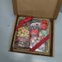 A Gift Inside Holiday Classic Chocolate, Candy & Crunch Gift Basket With Handmade Chocolates, Ghirardelli, Caramel Corn for Gourmet Christmas Food Gift. BBD 08/25/2025