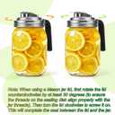 Mason Jar Pour Spout Lid Stainless Steel with Handle, Regular Mouth Pour Spout Flip Cap Lids for Mason Jars, Anticracking Leak Proof Seal Cover Airtight for Drinking Salad Dressing Food Storing(4PCS)