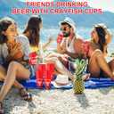 Honeydak 24 Pcs Crawfish Boil Cups 12 oz Disposable Plastic Lobster Cups Bulk Crawfish Boil Party Supplies Seafood Party Favors Lobster Feast Birthday Table Decorations, Red