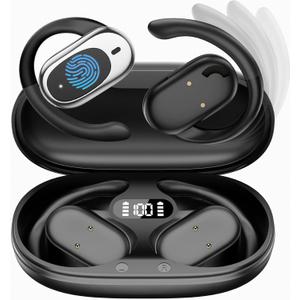Real Time Translation Earbuds, AI Language Translator Earphone 3-in-1 Accents & Long Battery Life Translation Earbuds OWS 144 Languages & 8 Offline for Travel Business, Black