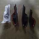 Fits Honda Civic 2016-2020 Interior Carbon Fiber Door Armrest Panels Frame Cover