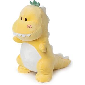Dinosaur Stuffed Animal,12 Cute Stuffed Dinosaur Plush Soft Dino Stuffed Animals Dino Plushie Toys for Boys Girls Kids Baby Toddlers (Yellow)