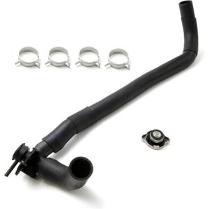 Radiator Cap Assembly Upper Radiator Coolant Filler Neck and Water Outlet Flange Fit for Nissan Altima 2007-2013, Upper Radiator Coolant Hose Replace 21430-8991A 21501-9HA0A 214308999C 21430-8997A