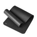Amazon Basics 1/2 Inch Extra Thick Exercise Yoga Mat with Carrying Strap (Black)