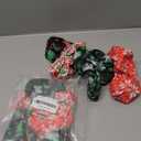 winthrop Christmas Headbands for Women Girls  4 Pack Elastic Hair Bands with Red Snowflake, Green Plaid Snowflake, Reindeer & Festive Tree Prints, Holiday Winter Accessories for Party and Daily Wear