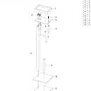 Kingston Brass SCC8500 Edenscape Freestanding Toilet Paper Holder with Storage Shelf, Matte Black
