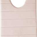 Soft U-Shaped Bathroom Rug, Memory Foam Bath Mat, Non Slip Water Absorption Dry Fast Toilet Mat, Bathroom Floor Mat Khaki 2 1.3 x 2.0 Feet (1.3 x 2.0 Feet, Khaki 2)