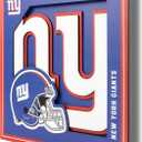 YouTheFan NFL Officially-licensed 3D Logo Series Wall Art - made of multiple layers - ready to hang on wall - bold design, perfect fan gift