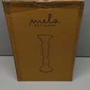 Lainon Candle Holders for Pillar Candles (Black, Set of 3) - Hand Crafted Black Metal Candle Holder Set - Metal Candle Holders Pillar for Table Centerpiece - Modern Candle Stand - 6", 9", 12"