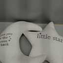 Lillian Rose White Star and Gray Moon Nursery Pillow Set