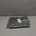 HONGBAKE 2 Pack Mini Loaf Baking Pans 8-Cavity, Nonstick Small Cornbread Pan, Tiny Banana Bread Pan Set, Heavy Duty Brownie TIn, Dark Grey 