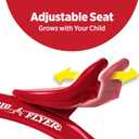Radio Flyer Red Rider Trike, for Ages 2.5-5, Adjustable Seat, Steel Construction, Quiet Ride Wheels, Covered Storage Bin, Comfort Grip Handlebars, Easy Carry Seat Handle, Tricycle for Toddlers