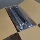 30 Inch Wide Shelving Unit, 3 Tier Wire Storage Rack for Pantry Closet, Stackable, Heavy Duty Metal, Black