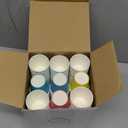 Sawysine 300 Count 5oz Disposable Paper Cups for Bathroom, Mouthwash, Espresso, Small Snacks, and Party Drinking Cup for Hot Cold Water, Coffee, Juice(Summer Classic Style)