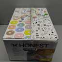 The Honest Company Comfort Dry Disposable Daytime Diapers, Hypoallergenic, Fragrance-Free, Sensitive Skin, Just Peachy + Flower Power, Super Club Box Size 3 (1628 lbs), 120 Count