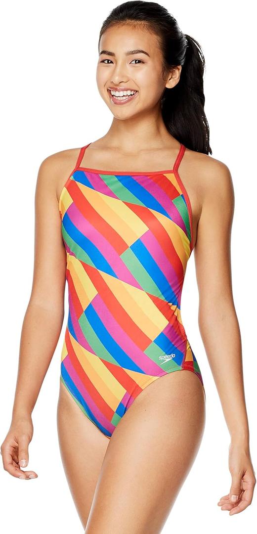 Speedo Women's Swimsuit One Piece Endurance The One Printed Team Colors (30)