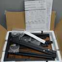 NUMENN Narrow Bookshelf, 4 Tier Bookshelves, Home Office Bookcase Shelf Storage Organizer, Free Standing Storage Shelving Unit for Bedroom, Living Room and Home Office, Vintage