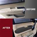 AOMSAZTO Front Door Panels Armrest Cover Leather Left & Right for Honda Cr-V CRV 2007-2012 (Black)