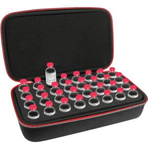 Mviioe Insulin Fridge Holder Vial Storage Case for Refrigerator Fits Standard 10ml U-100 Vials, Safe, Snug, Secure Vial Protector (32-Slots)